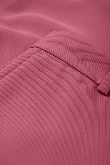 Dona - Pantalons formals - mid waist - wide leg - rosa fosc