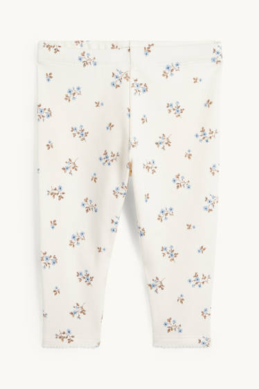 Baby Girls - Floral - baby outfit - 3 piece - blue