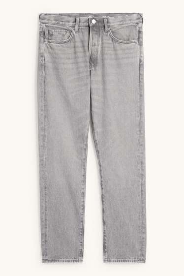 Uomo - Regular jeans con abbottonatura - jeans grigio chiaro