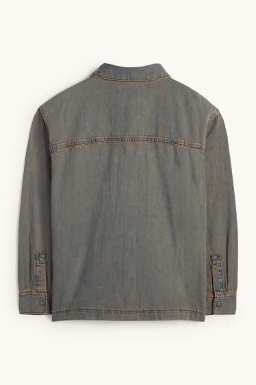 Copii - Băieți - Cămașă din denim - denim-gri