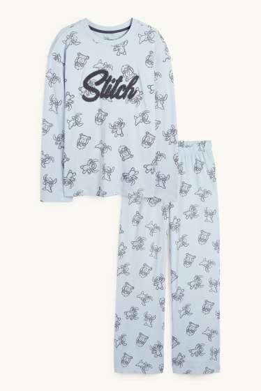 Femmes - Pyjama - Lilo & Stitch - bleu clair