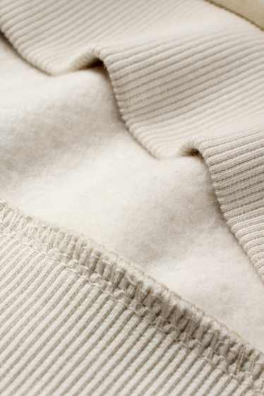 Copii - Băieți - Set - halloween - liliac - bluză de molton și mască - gri deschis