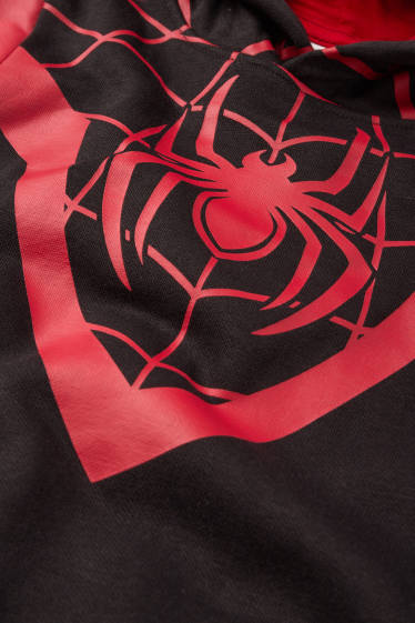 Bambini - Uomo Ragno - felpa con cappuccio - rosso / nero