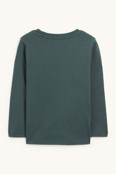 Bambini - Halloween - PAW Patrol - Chase, Marshall - maglia a maniche lunghe - verde scuro