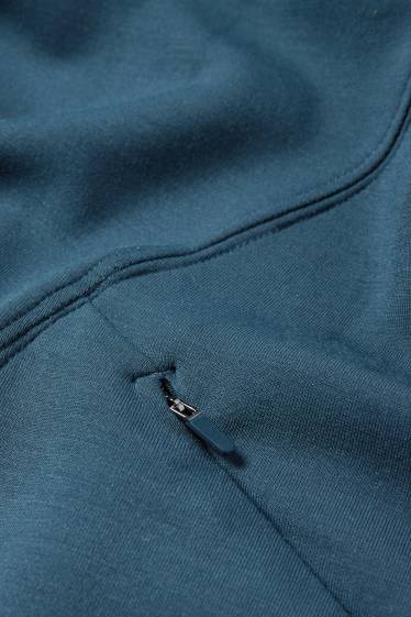 Dona - Dessuadora esportiva amb caputxa - ioga - petroli