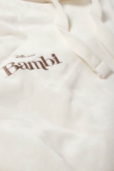 Dames - Nachthemd met capuchon - Bambi - wit