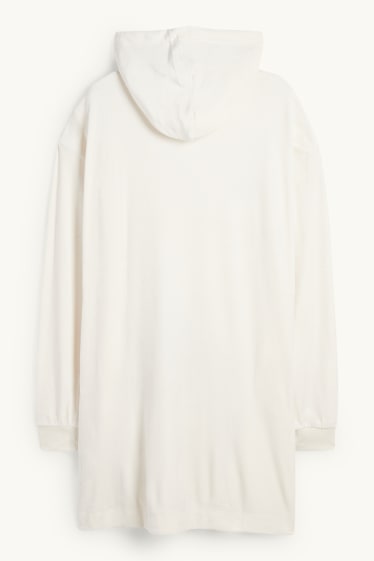 Dames - Nachthemd met capuchon - Bambi - wit