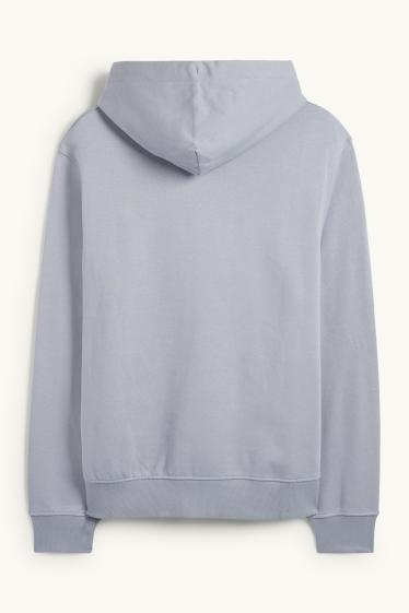 Men - Hoodie - light blue