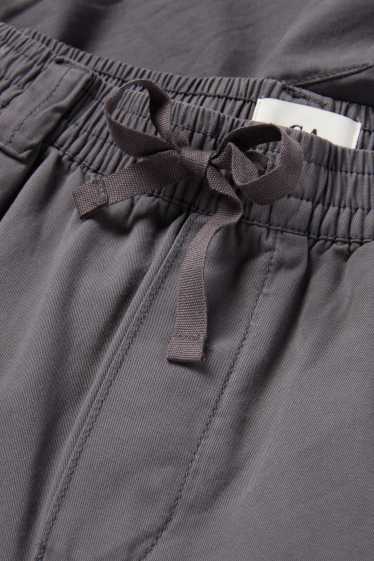 Hommes - Pantalon - loose fit - gris