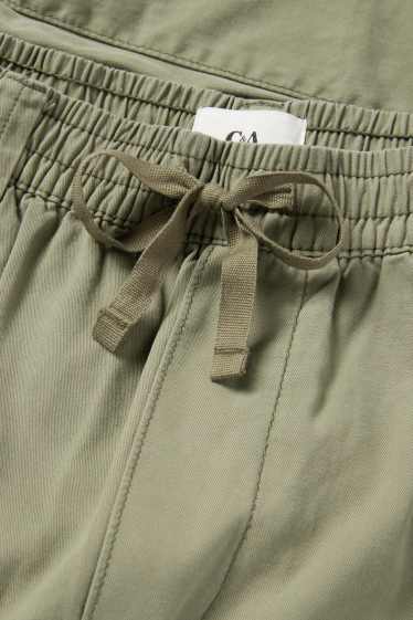 Hommes - Pantalon - loose fit - vert