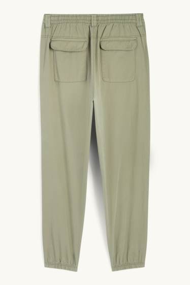 Hommes - Pantalon - loose fit - vert