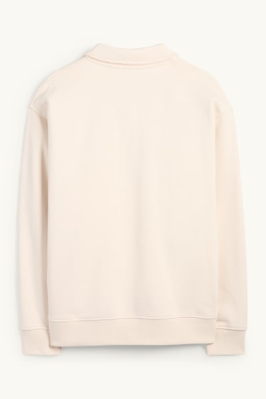 Home - Polo - relaxed fit - blanc trencat