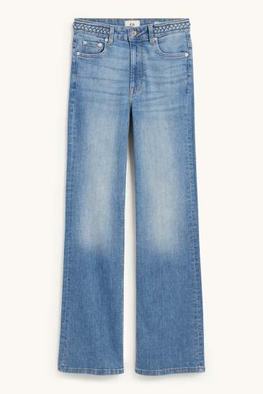 Femmes - Flared jean - mid waist - LYCRA® - jean bleu