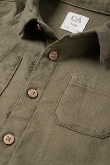 Baby Jungen - Baby-Hemd - grün