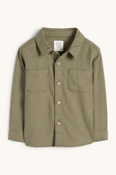 Baby Jungen - Baby-Hemd - grün