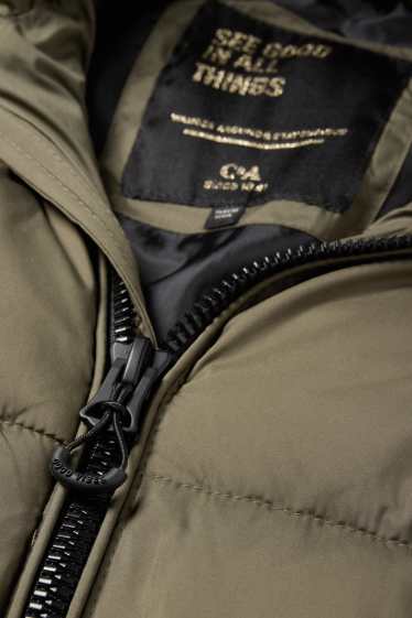 Nena - Jaqueta embuatada amb caputxa - verd fosc