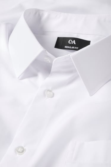 Home - Camisa formal - regular fit - Kent - blanc