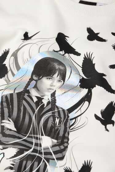 Children Girls - Wednesday - sweatshirt - white