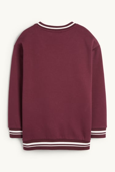 Enfants filles - Austin - Sweat - bordeaux