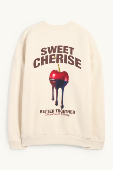 Dámské - Mikina - krémové barvy