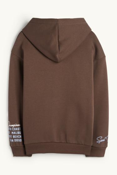 Copii - Fete - Los Angeles - hanorac - maro închis