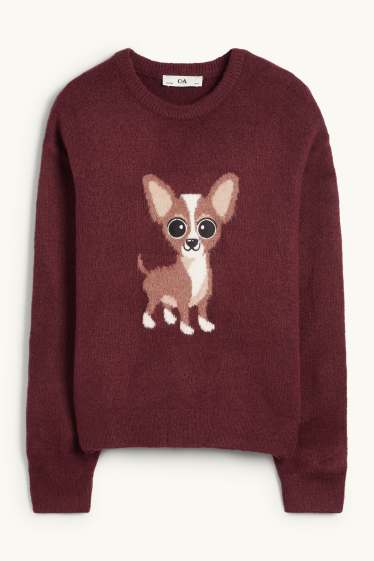 Nena - Chihuahua - jersei - bordeus