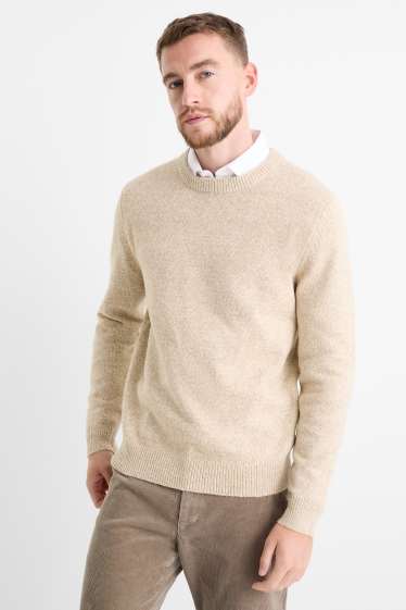 Hommes - Pull - beige