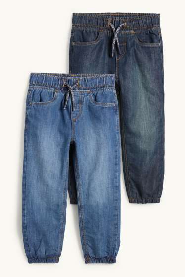 Nen - Paquet de 2 - slim jeans - texans tèrmics - texà blau