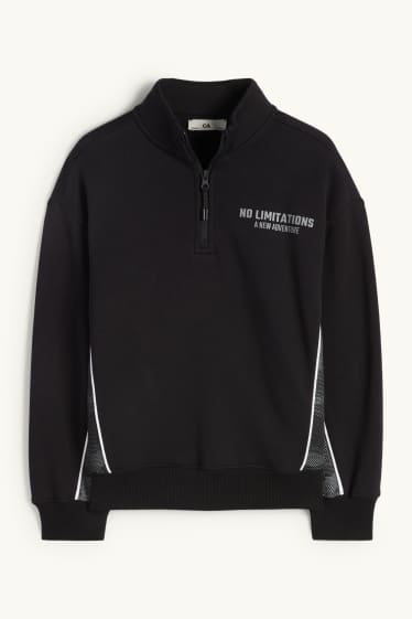 Kinder Buben - Sweatshirt - schwarz