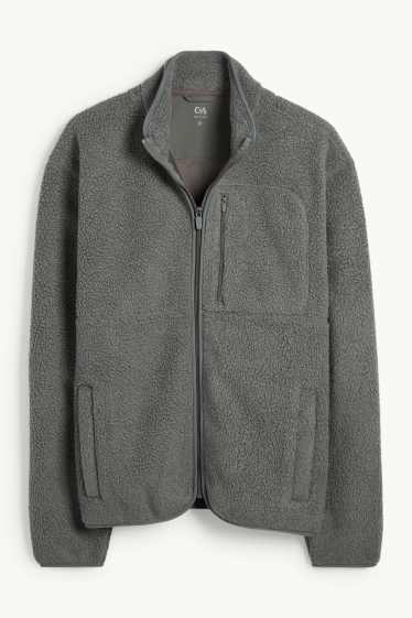 Hommes - Veste en polaire - vert