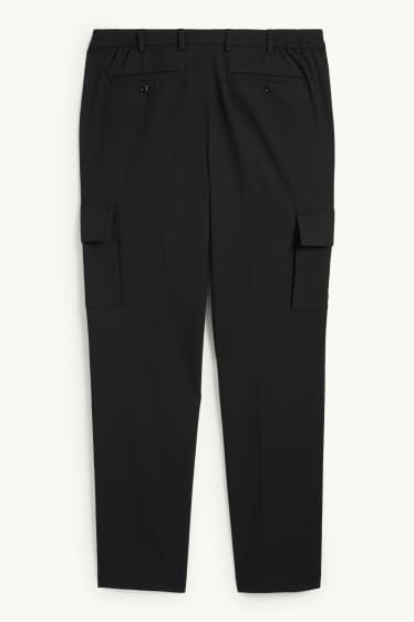 Heren - Broek uit het combi-systeem - regular fit - Flex - zwart