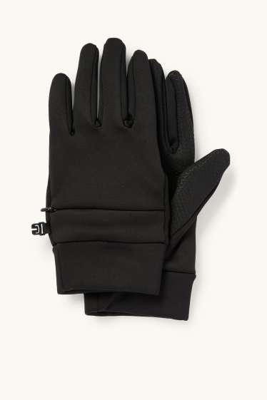 Herren - Touchscreen-Handschuhe - schwarz