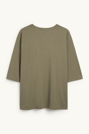 Dames - T-shirt - LYCRA® - kaki