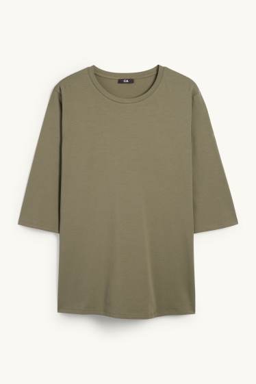 Dames - T-shirt - LYCRA® - kaki