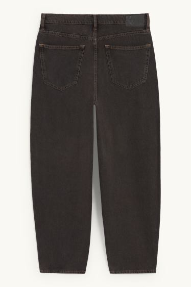 Herren - Barrel Jeans - jeansbraun