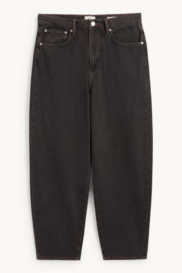 Herren - Barrel Jeans - jeansbraun