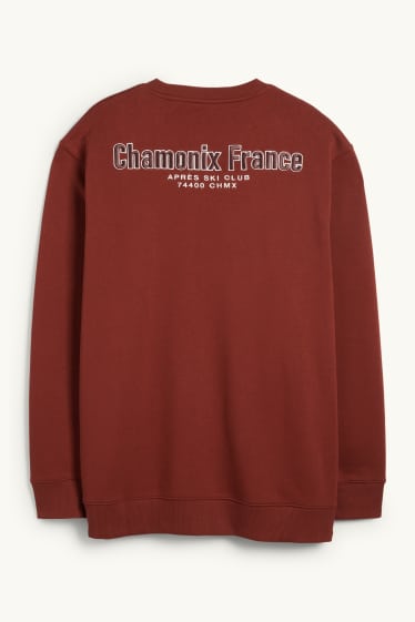 Men - Sweatshirt - rust