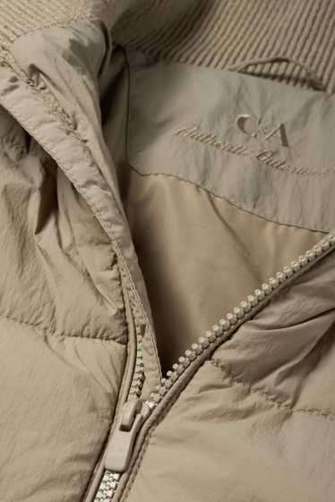 Heren - Jas met stiksels - beige