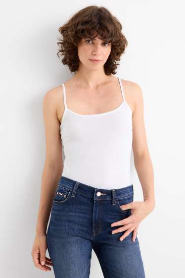 Damen - Multipack 2er - Top - weiss