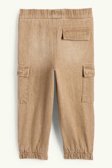 Enfants garçons - Loose fit jean - jean chaud - marron clair