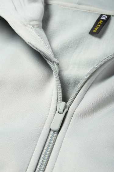 Dona - Dessuadora oberta amb caputxa - gris clar