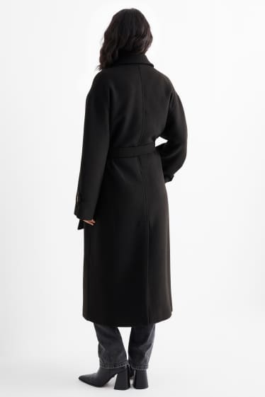 Dames - Mantel - zwart
