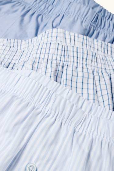 Nen - Paquet de 3 - bòxers - blanc / blau clar