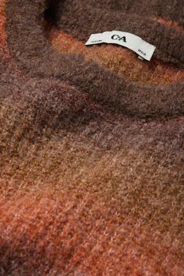 Enfants garçons - Pull - à motif - marron