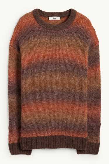 Enfants garçons - Pull - à motif - marron