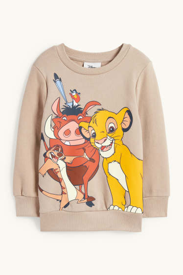 Děti - chlapci - Lví král - mikina - béžová