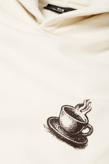 Men - Hoodie - creme
