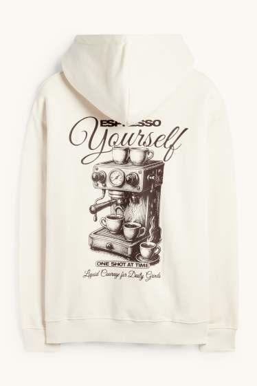 Men - Hoodie - creme