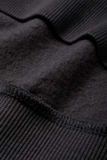 Copii - Băieți - Minge de baschet - bluză de molton cu motive de Crăciun - gri închis