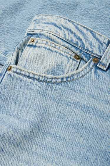 Damen - Straight Jeans - Low Waist - helljeansblau